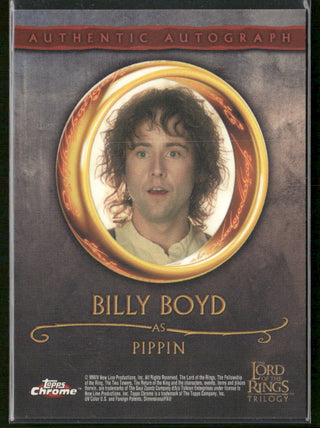 2004 Topps Chrome Lord of the Rings Trilogy LOTR Pippin Auto Billy Boyd