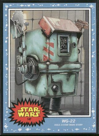 2020 Topps Star Wars Living Set Card 147 WG-22 Solo: A SW Story /1186