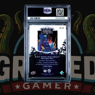 2023 UD DC Annual Knight Terrors Card 20 Harley Quinn PSA 9