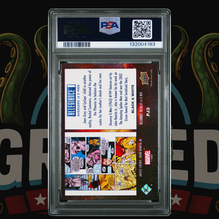 2023 Upper Deck Marvel Allegiance Avengers vs X-Men A Cosmic Journey Card PJ3 Uncanny X-Men (1963) #199 Black & White PSA 10