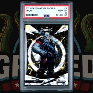 2025 Kakawow Phantom Marvel Rivals Card 4 Thor PSA 10