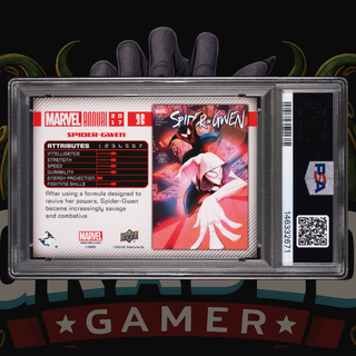 2017 UD Marvel Annual Card 36 Spider-Gwen Ghost Spider Color Wheel PSA 9
