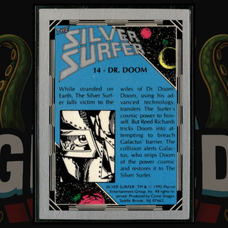 1992 Comic Images Silver Surfer All Prism Card 14 Doctor Doom