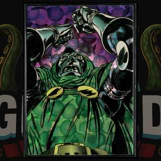 1992 Comic Images Silver Surfer All Prism Card 14 Doctor Doom