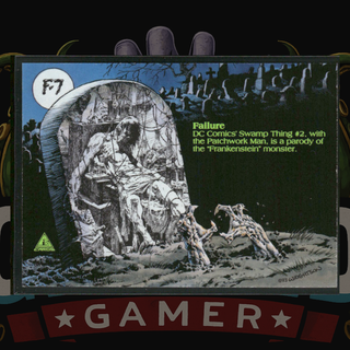 1993 FPG Bernie Wrightson: Master of the Macabre Frankenstein Card F7 Failure