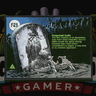 1993 FPG Bernie Wrightson: Master of the Macabre Frankenstein Card F23 Perpetual Exile