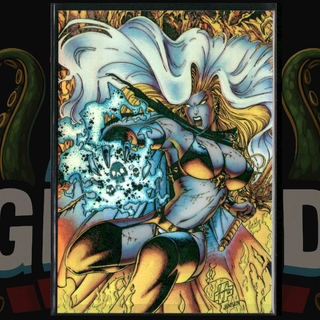 1994 Lady Death Chromium Series I Card 40 Cover Lady Death 3 Factory Holochrome