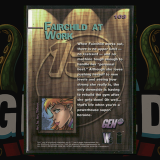 1995 Gen 13 Chromium Series 1 Card 103 Fairchild At Work (Art Thibert)