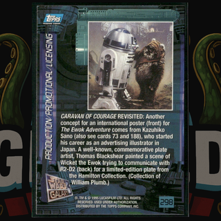 1995 Topps Star Wars Galaxy Series 3 Card 298 Cindel Ewok Adventure