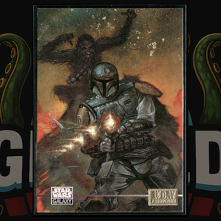 1995 Star Wars Galaxy Series 3 Card 322 Boba Fett Dave Dorman 1st Day Production