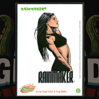 1997 Wildstorm Stickers 15 Rainmaker (Tomm Coker)