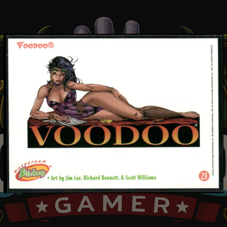 1997 Wildstorm Stickers 21 Voodoo WildCATs (Jim Lee)
