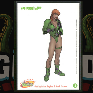 1997 Wildstorm Stickers 4 Fairchild Gen 13 (Adam Hughes)
