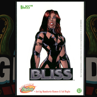 1997 Wildstorm Stickers 52 Bliss (Humberto Ramos)