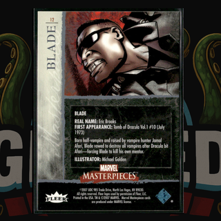 2007 UD Marvel Masterpieces Card 12 Blade Foil