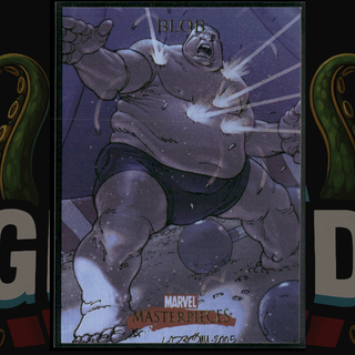 2007 UD Marvel Masterpieces Card 13 Blob Foil