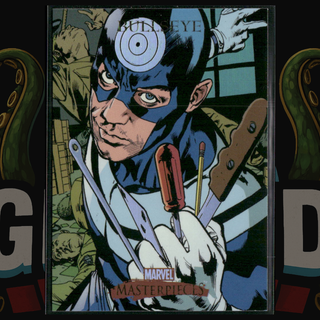 2007 UD Marvel Masterpieces Card 14 Bullseye Foil