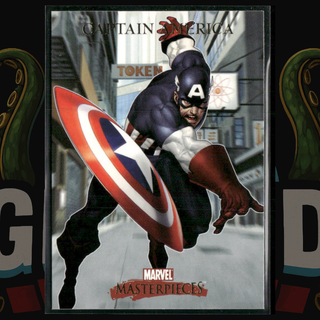2007 UD Marvel Masterpieces Card 16 Captain America