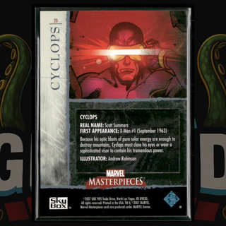 2007 UD Marvel Masterpieces Card 20 Cyclops