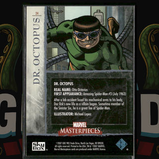 2007 UD Marvel Masterpieces Card 24 Dr. Octopus