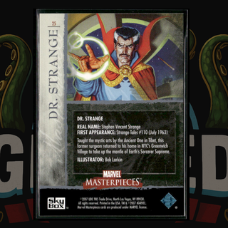 2007 UD Marvel Masterpieces Card 25 Dr. Strange