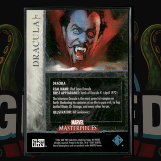 2007 UD Marvel Masterpieces Card 27 Dracula
