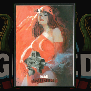 2007 UD Marvel Masterpieces Card 28 Elektra