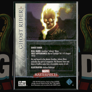 2007 UD Marvel Masterpieces Card 32 Ghost Rider