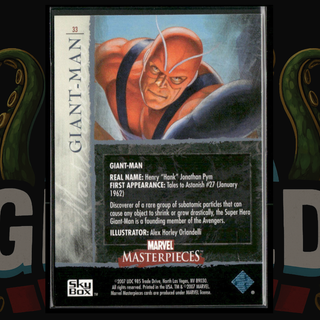 2007 UD Marvel Masterpieces Card 33 Giant-Man