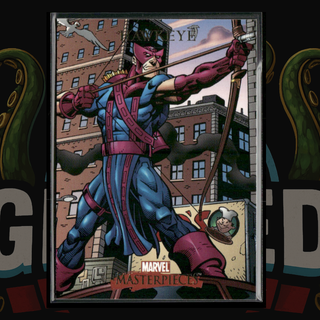 2007 UD Marvel Masterpieces Card 35 Hawkeye