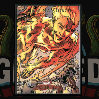 2007 UD Marvel Masterpieces Card 38 The Human Torch