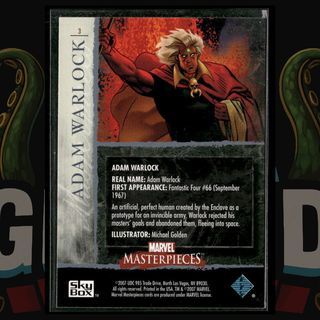 2007 UD Marvel Masterpieces Card 3 Adam Warlock