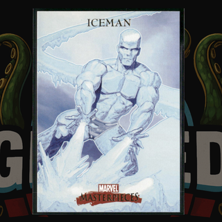 2007 UD Marvel Masterpieces Card 40 Iceman