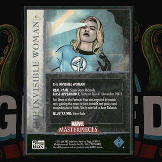 2007 UD Marvel Masterpieces Card 41 The Invisible Woman