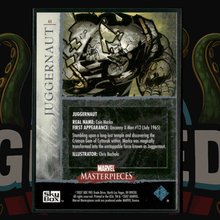 2007 UD Marvel Masterpieces Card 44 Juggernaut