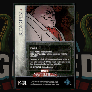 2007 UD Marvel Masterpieces Card 46 Kingpin
