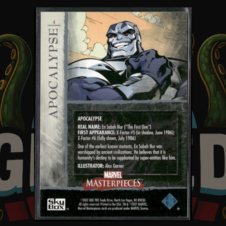 2007 UD Marvel Masterpieces Card 4 Apocalypse
