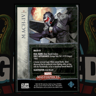 2007 UD Marvel Masterpieces Card 53 Mach-IV