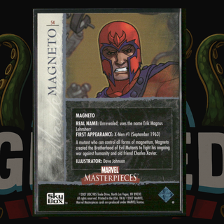2007 UD Marvel Masterpieces Card 54 Magneto