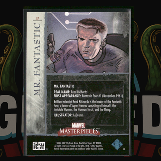2007 UD Marvel Masterpieces Card 57 Mr. Fantastic