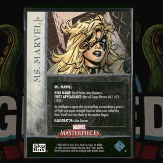 2007 UD Marvel Masterpieces Card 59 Ms. Marvel