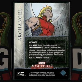 2007 UD Marvel Masterpieces Card 5 Archangel