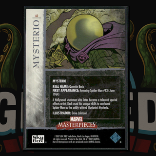 2007 UD Marvel Masterpieces Card 60 Mysterio