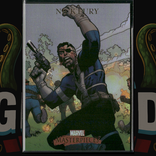 2007 UD Marvel Masterpieces Card 62 Nick Fury Foil
