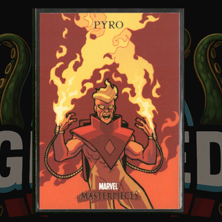 2007 UD Marvel Masterpieces Card 67 Pyro