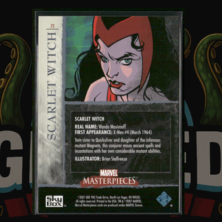 2007 UD Marvel Masterpieces Card 72 Scarlet Witch