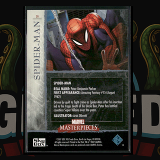 2007 UD Marvel Masterpieces Card 79 Spider-Man