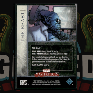 2007 UD Marvel Masterpieces Card 7 The Beast