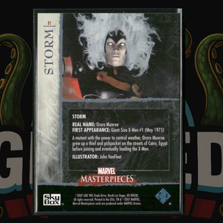 2007 UD Marvel Masterpieces Card 81 Storm
