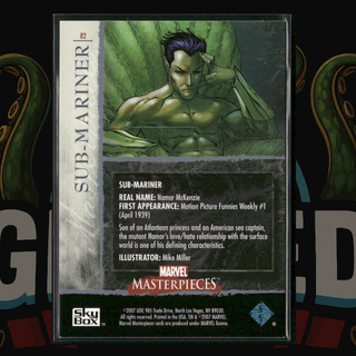 2007 UD Marvel Masterpieces Card 82 Sub-Mariner (Namor)